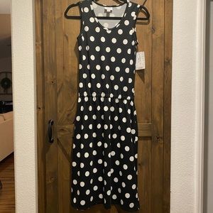 New LuLaRoe Polka Dot Summer Dress XS, buy 2 dresses get 1 free.